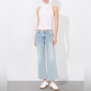 Alice + Olivia Sky Blue Wide Leg Jeans